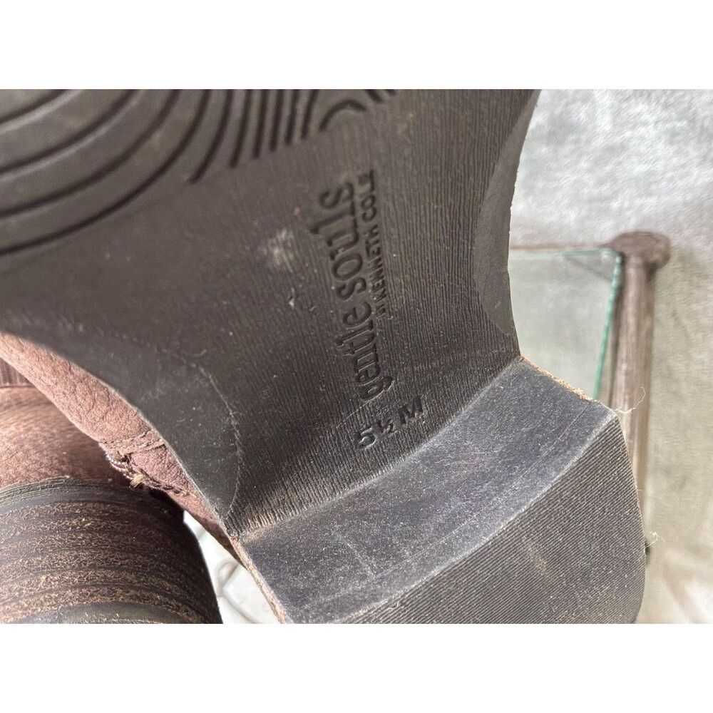 Gentle Souls By Kenneth Cole  Best Chelsea Brown Tall Riding Boots women’s  5.5M - Picture 6 of 11
